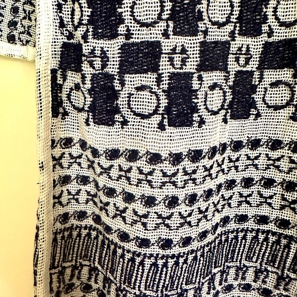 Fabulous mesh Michael Kors beach cover up with signature chain ties - Picture 3 of 9